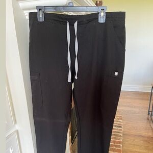 Figs Yola High-Waisted Straight Leg Skinny Scrub Pants